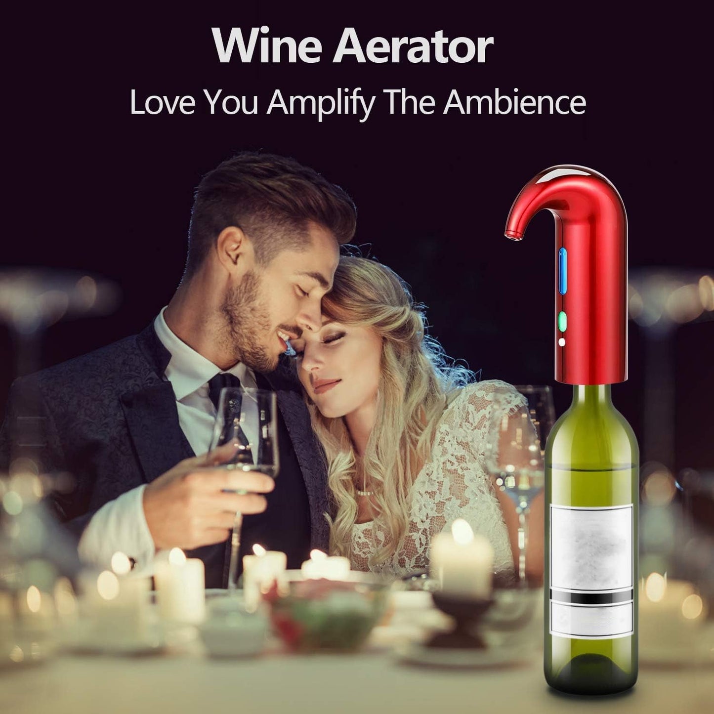 Royaleva Electric Wine Aerator Pourer Dispenser for Perfect Pours
