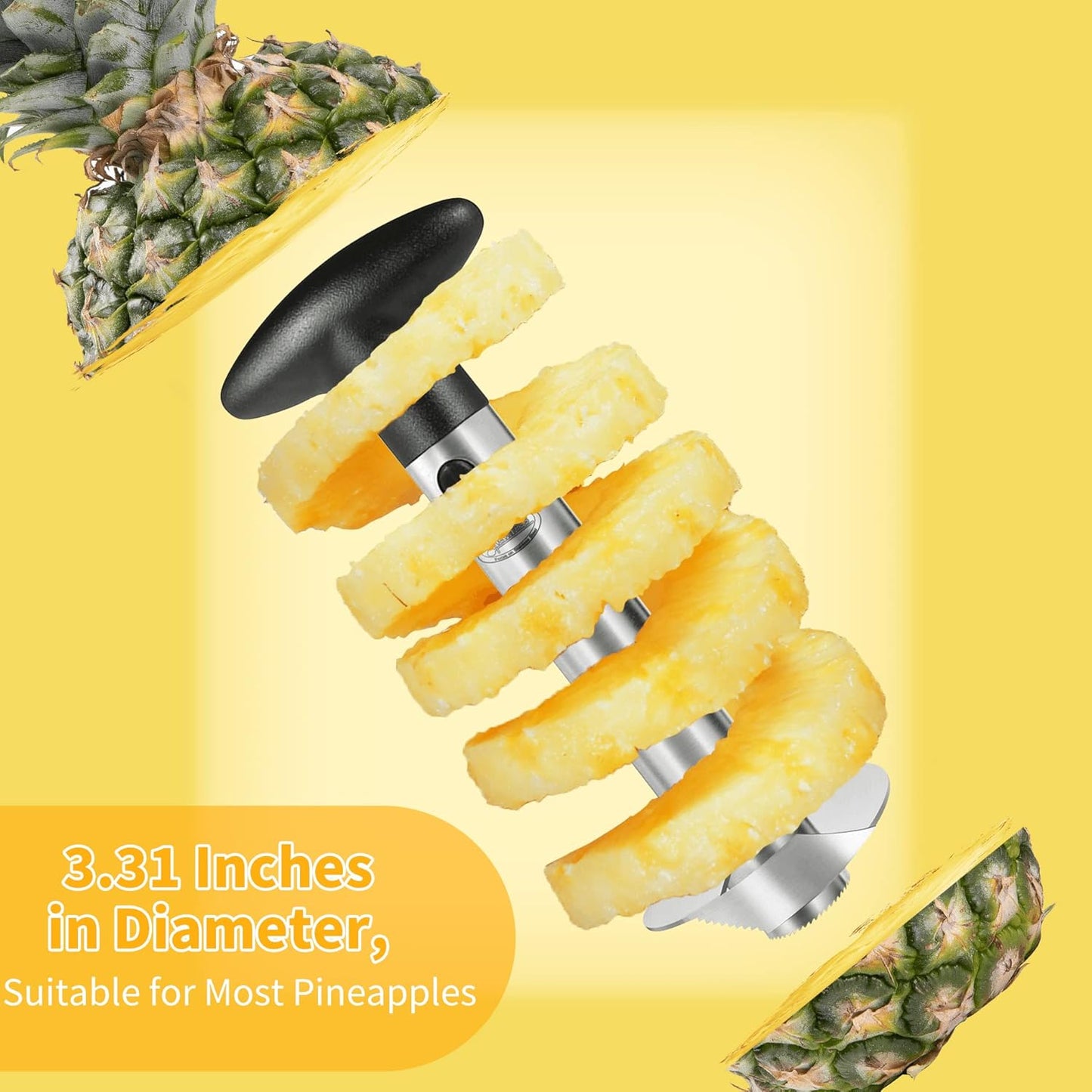 Luxora Pineapple Corer - Effortless Fruit Slicing Tool