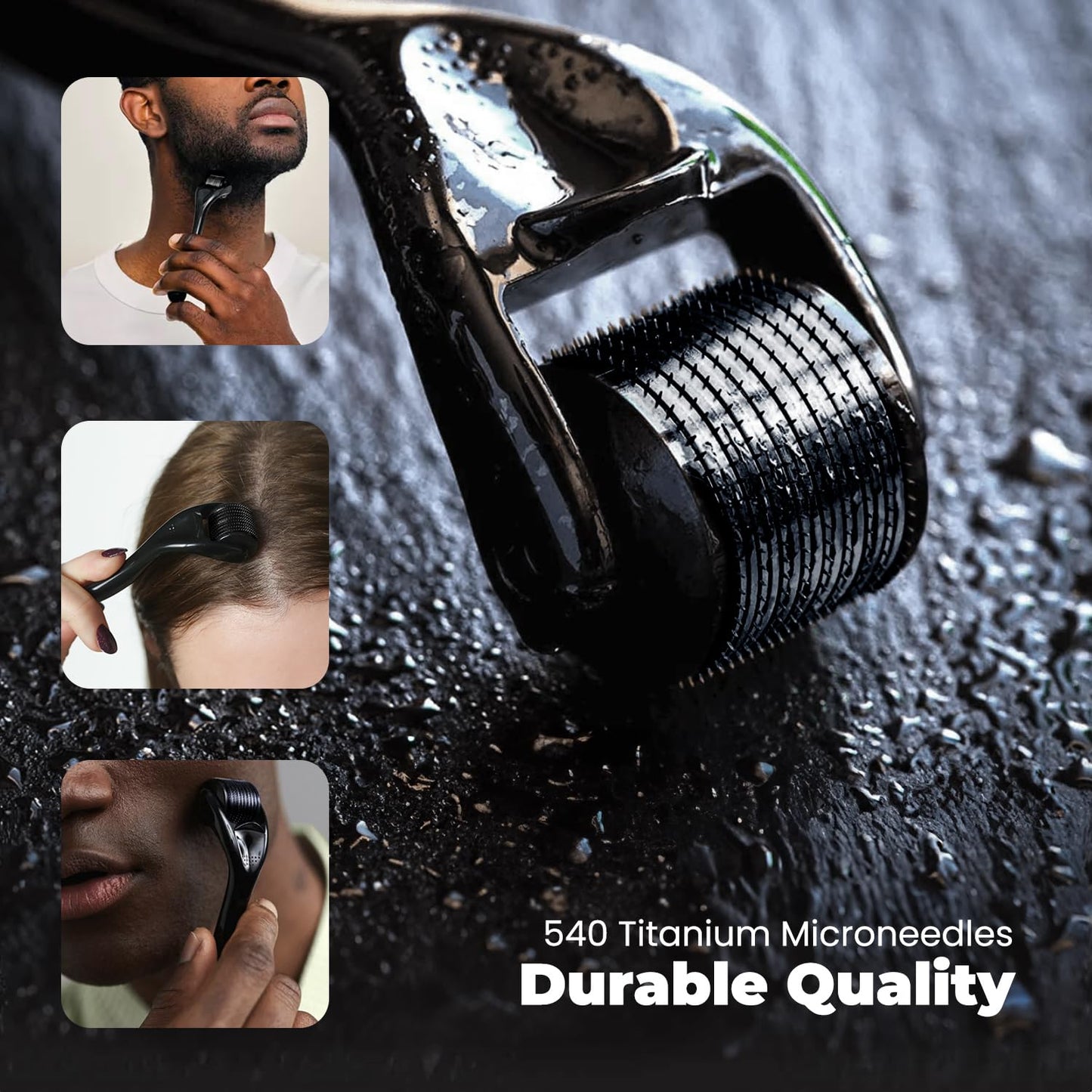 Luxora Beard Hair Growth Roller for Healthy Facial Hair