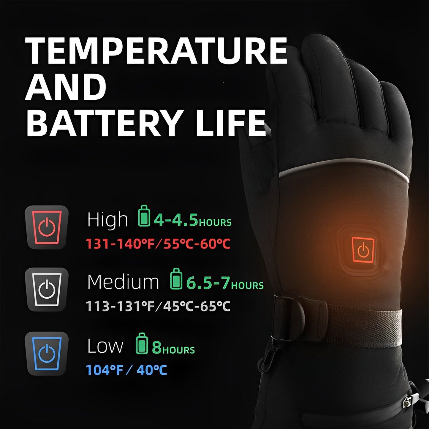 Royaleva Heated Gloves for Ultimate Warmth and Comfort