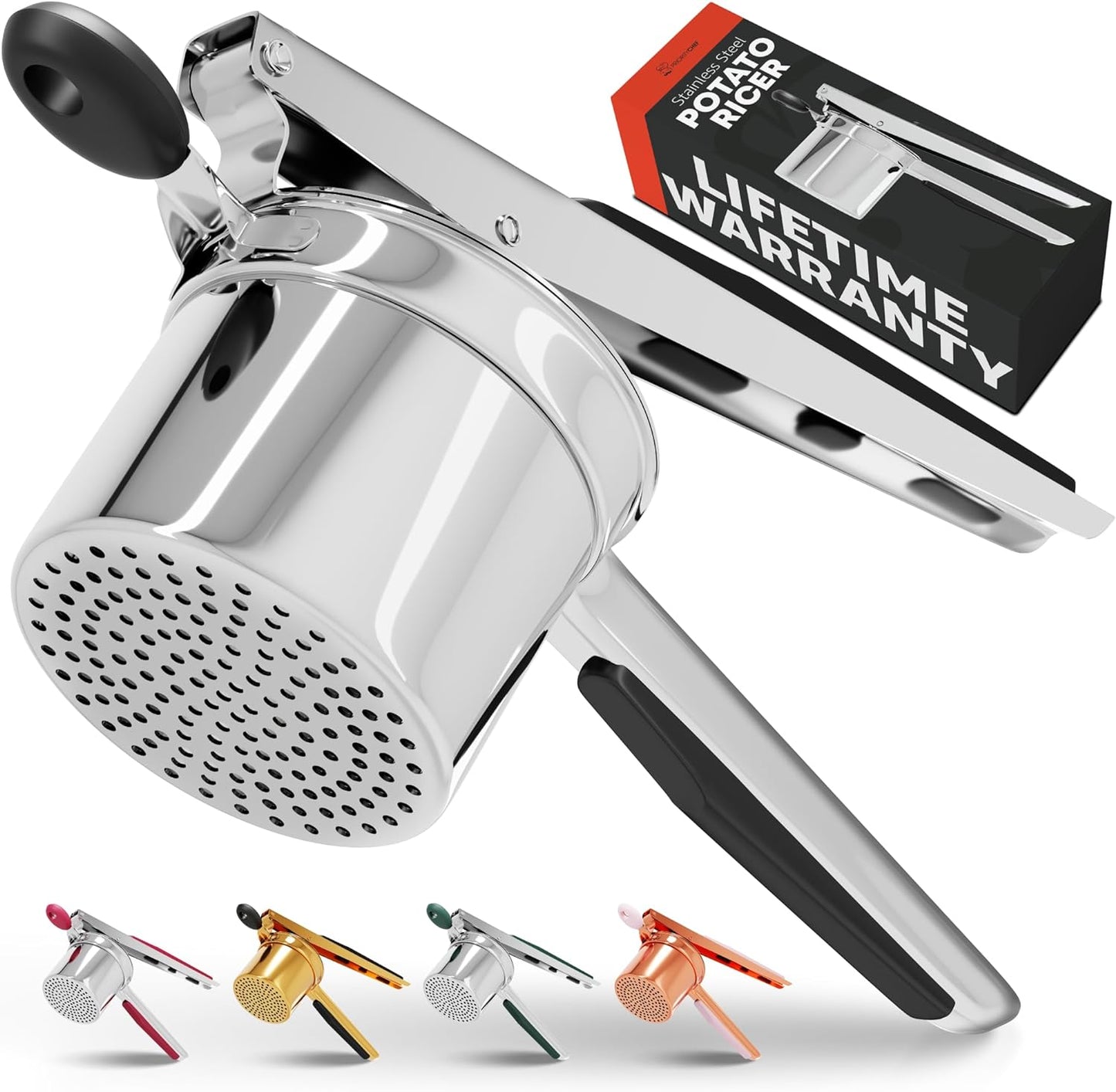 Royaleva Potato Ricer for Smooth Mashed Potatoes Easy Use