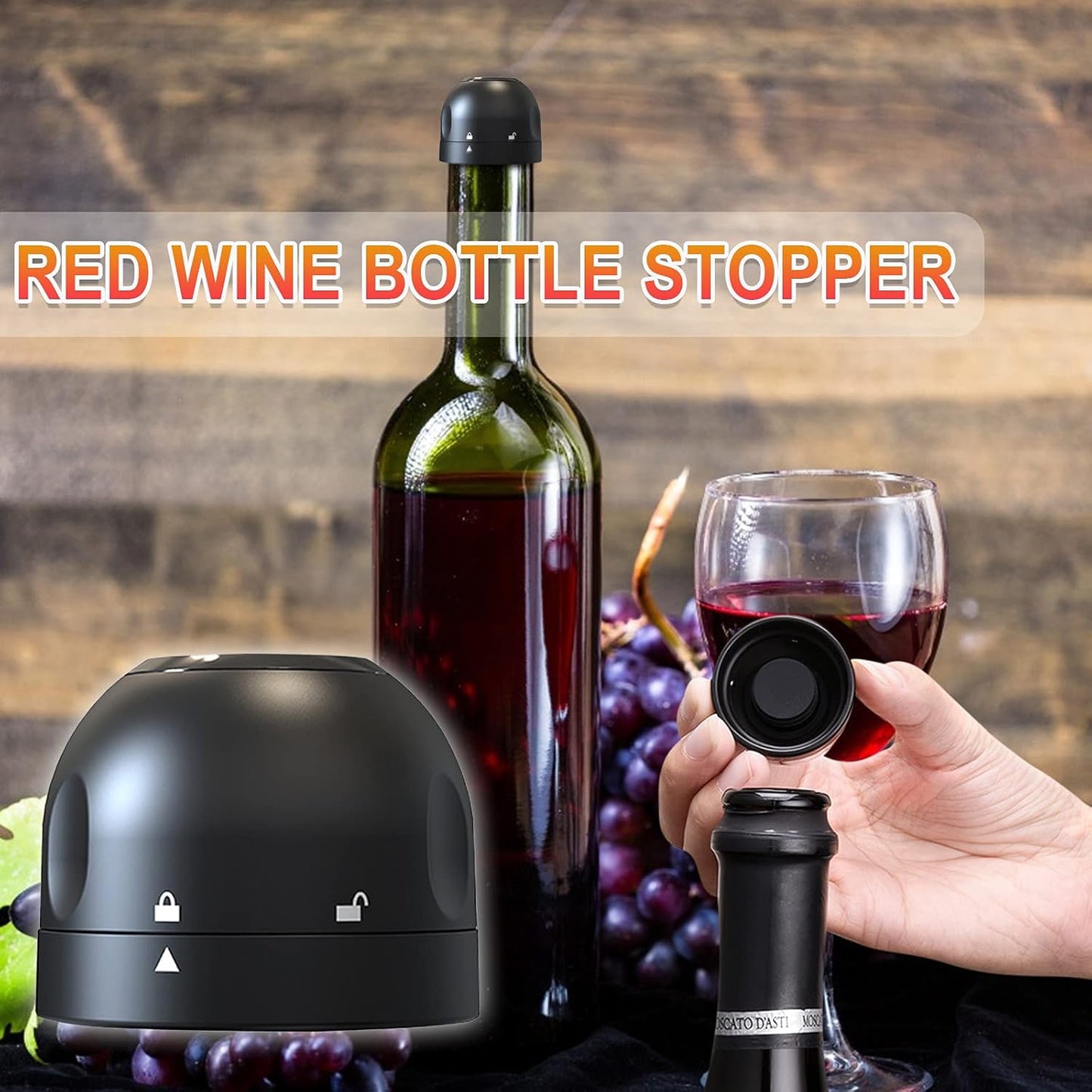 Luxora Silicone Stopper For Wine, Beer And Champagne Bottles