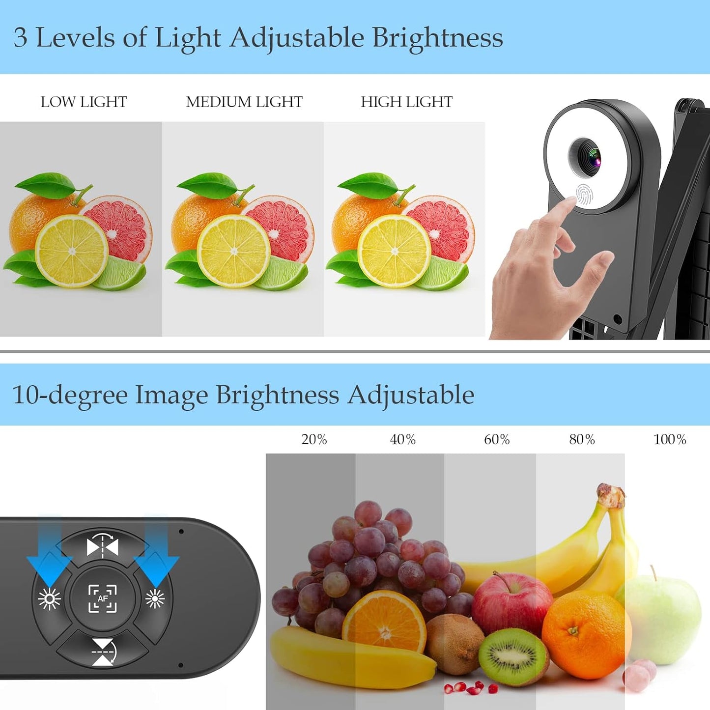 Luxora Document Camera for Teachers - 8MP USB High-Def