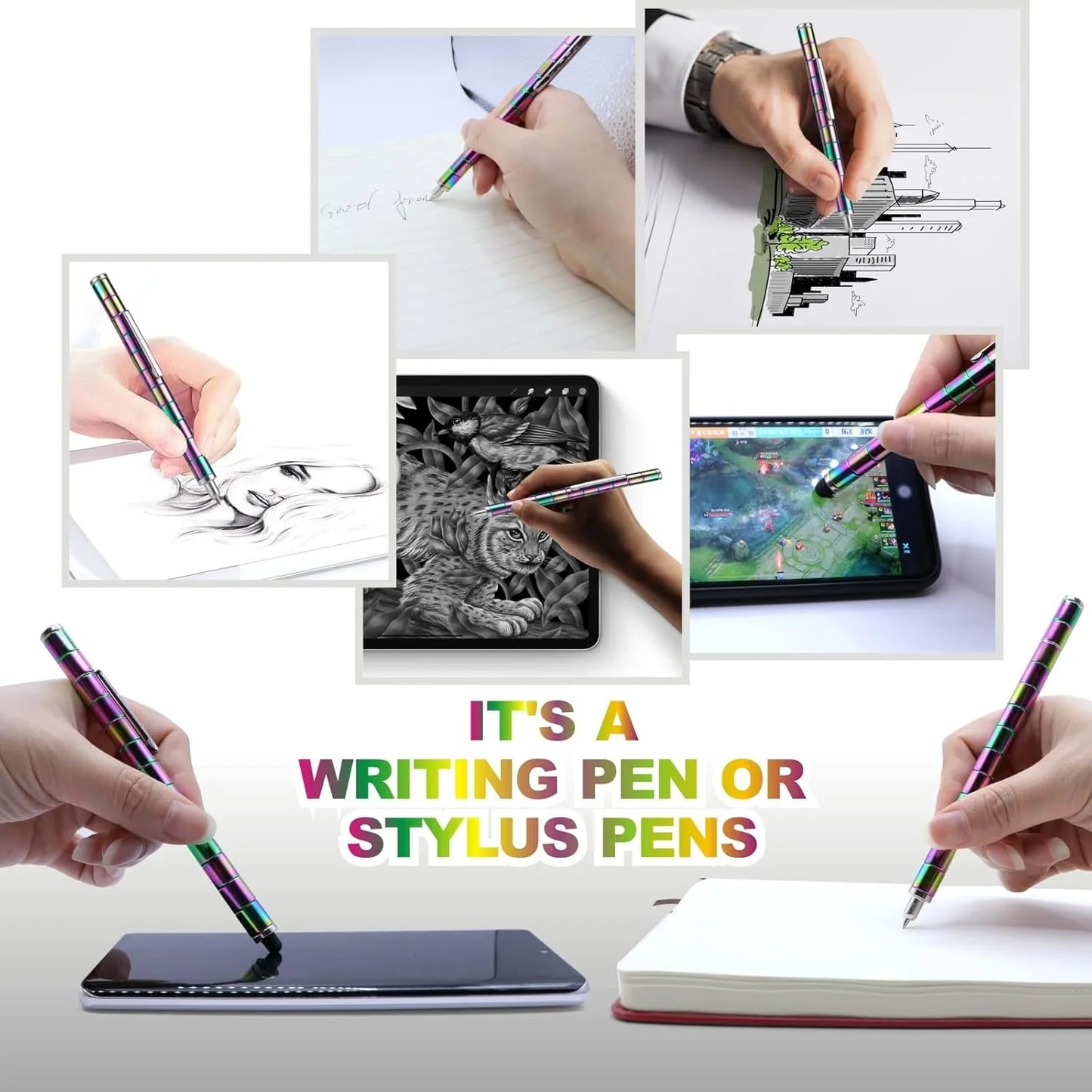 RoyaleGlow Fidget Magnetic Pen for Stress Relief and Fun