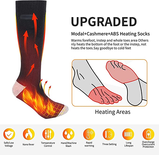 Royaleva Heated Socks for Ultimate Warmth and Comfort