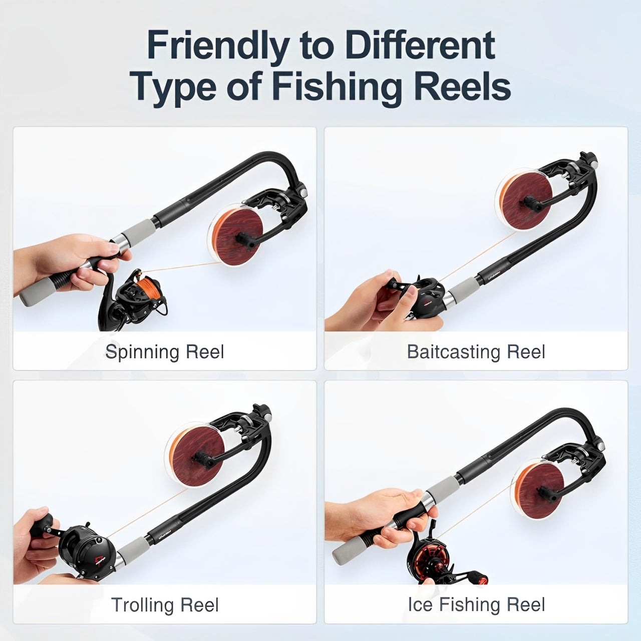 Luxora Fishing Line Winder Spooler for Tangle-Free Reel