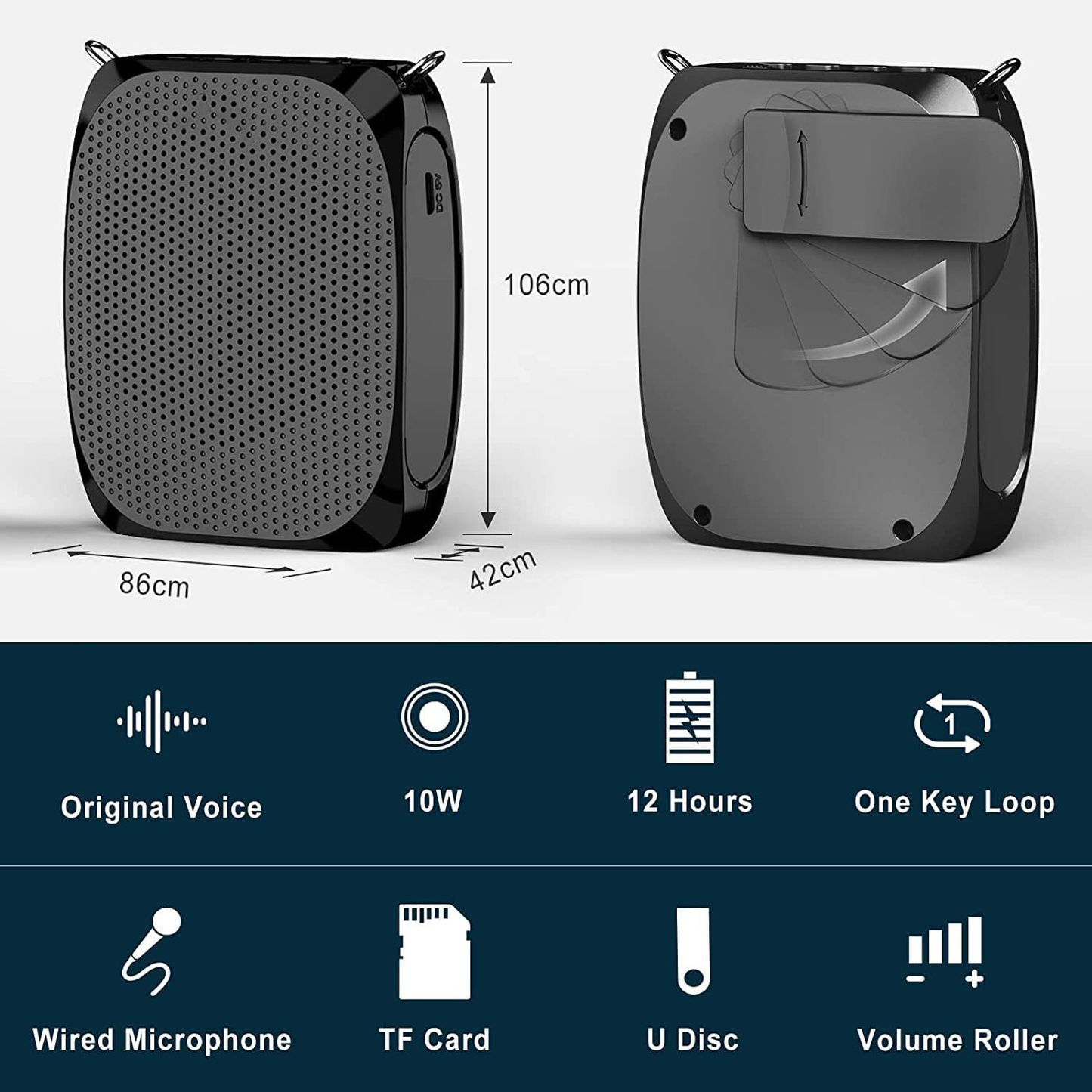 Luxora Personal Voice Amplifier For Teachers And Eldery