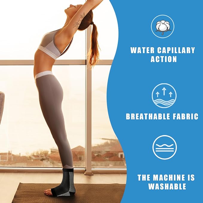 Luxora 4 Pairs of Premium Therapy Socks For Men and Women