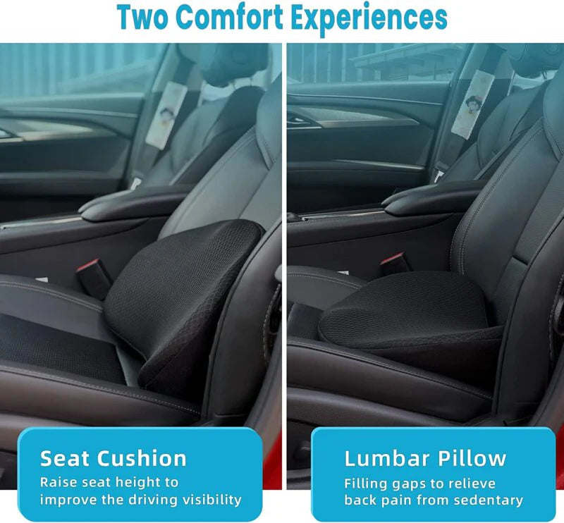 Luxora Car Seat Cushion for Shorter Drivers - Comfort Support