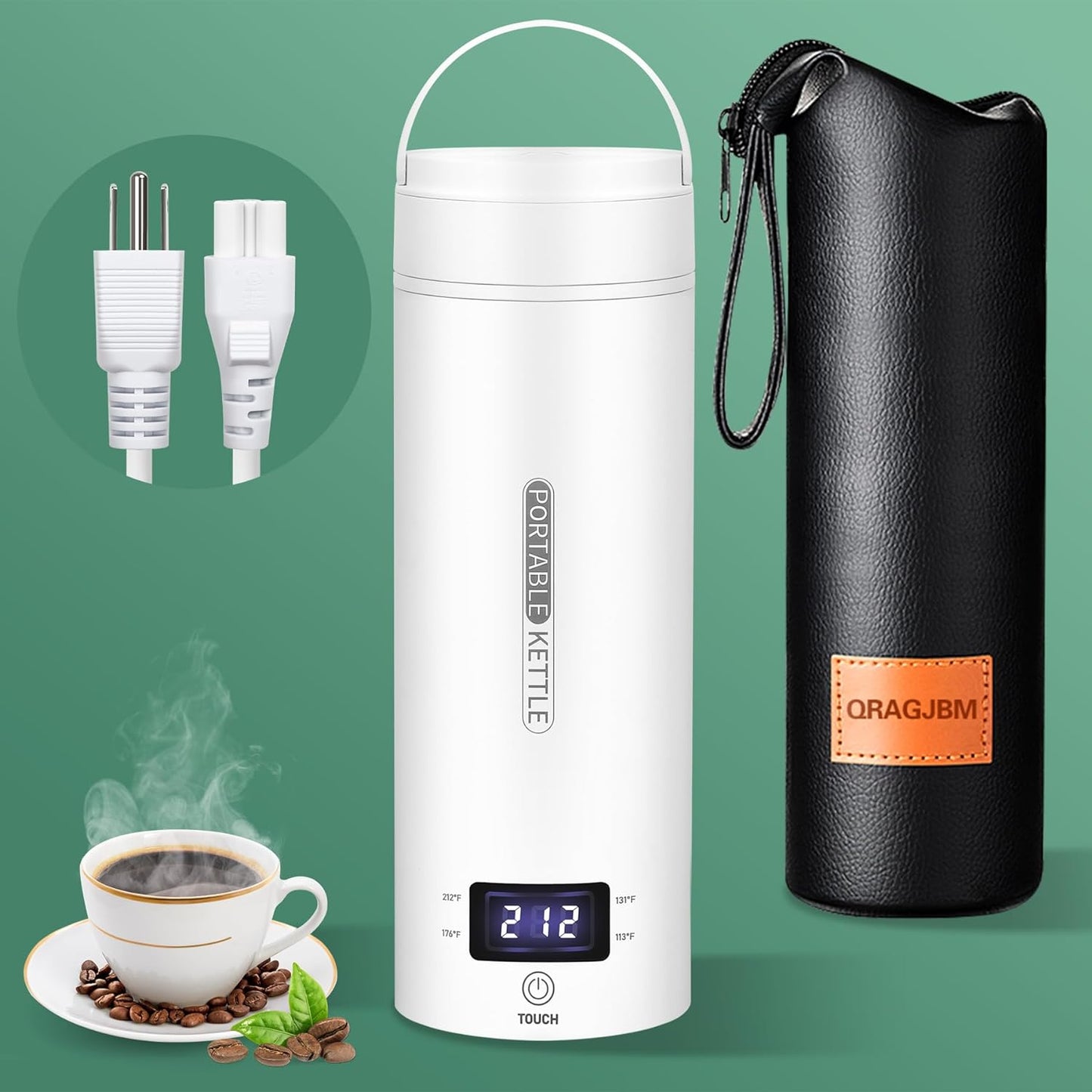 Luxora Portable Electric Travel Kettle for Hot Drinks