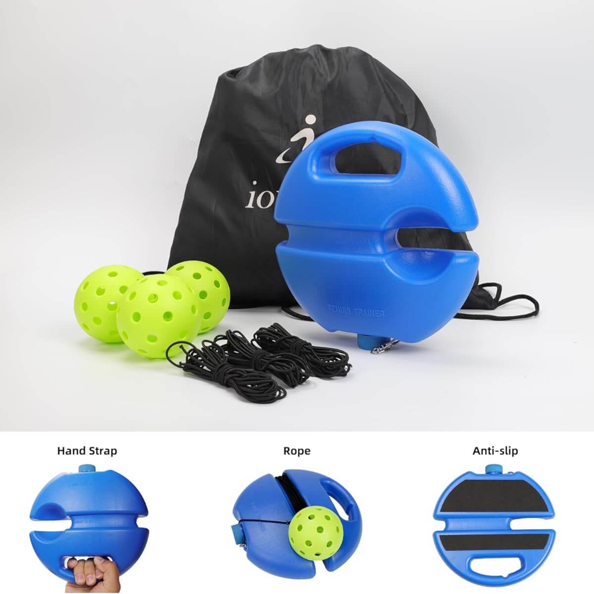 Royallure Luminous Pickleball Trainer with Extra-Grippy Base & Luminous Ball