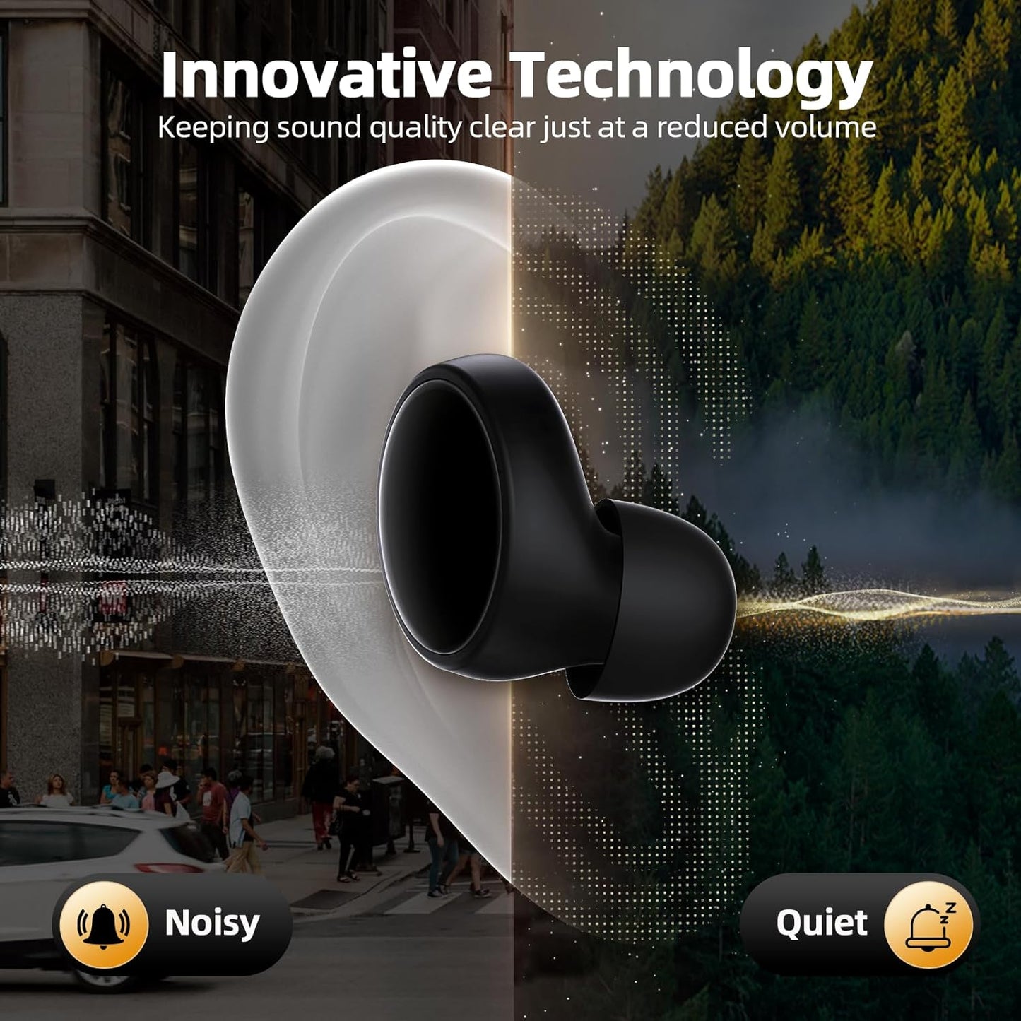 Royaleva Reusable Noise Cancelling Ear Plugs For Sleeping Focus And Travel