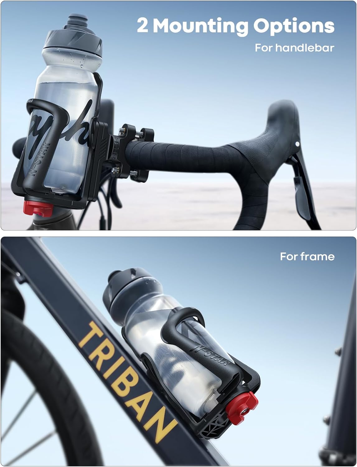 Royaleva Bike Bottle Holder Adjustable Mount for All Bikes