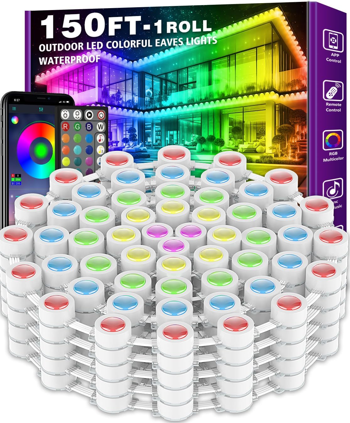 Royaleva Permanent Outdoor Lights with Smart App Control