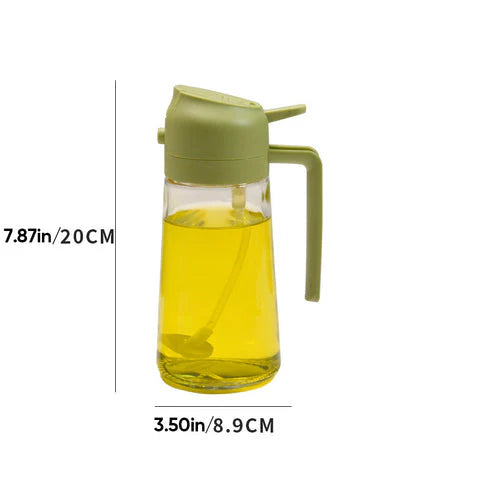 Royaleva 2-in-1 Glass Oil Sprayer and Dispenser Tool