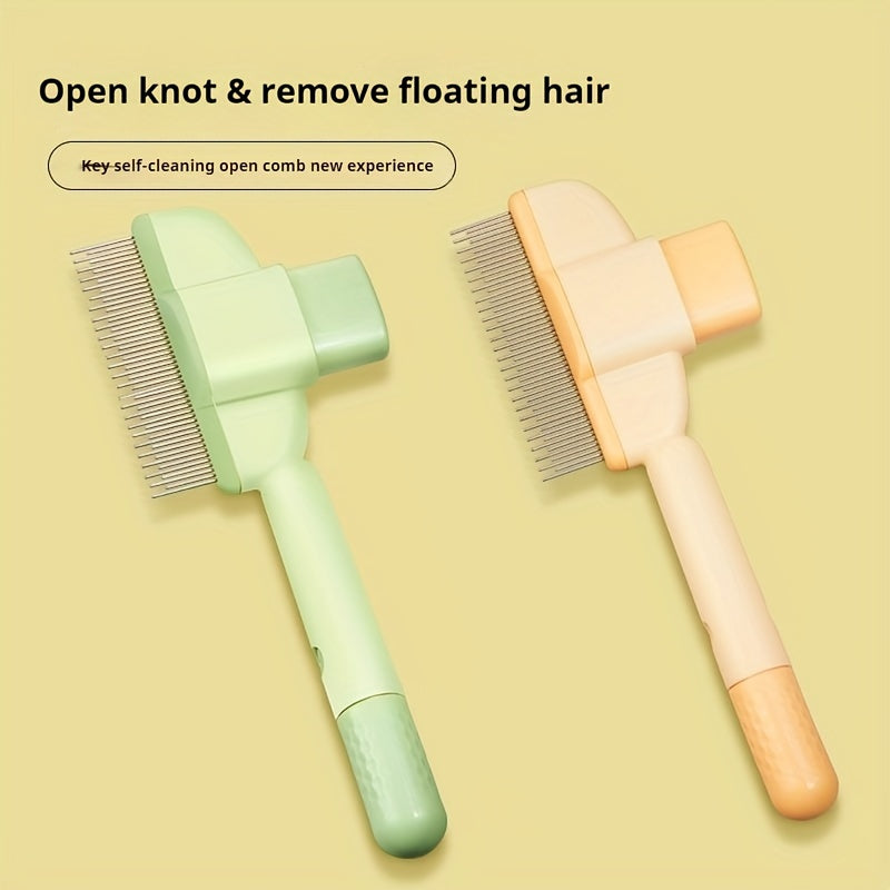 Luxora Flea Comb For Dogs And Cats With Self-Cleaning Feature