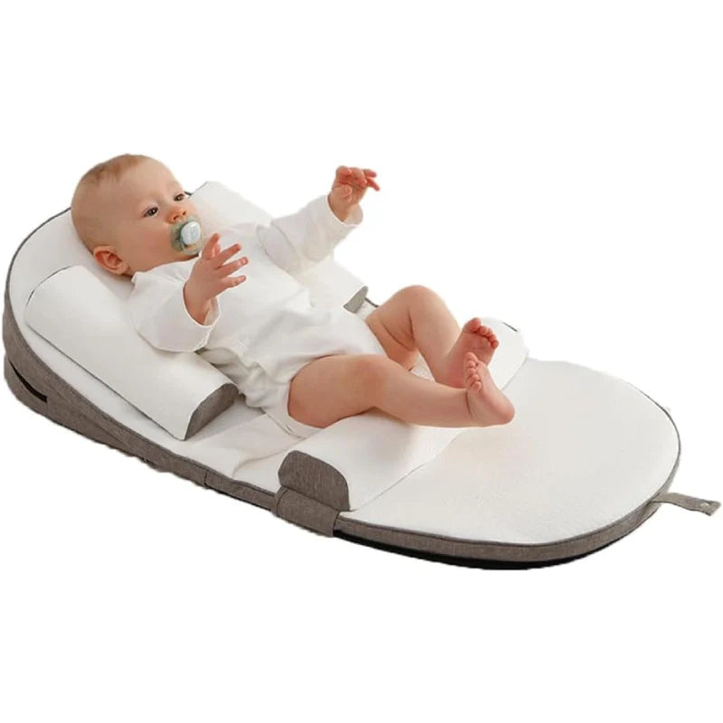 RoyaleGlow Baby Wedge Side Sleeping Pillow Bed Reflux Anti Roll Newborn Bed