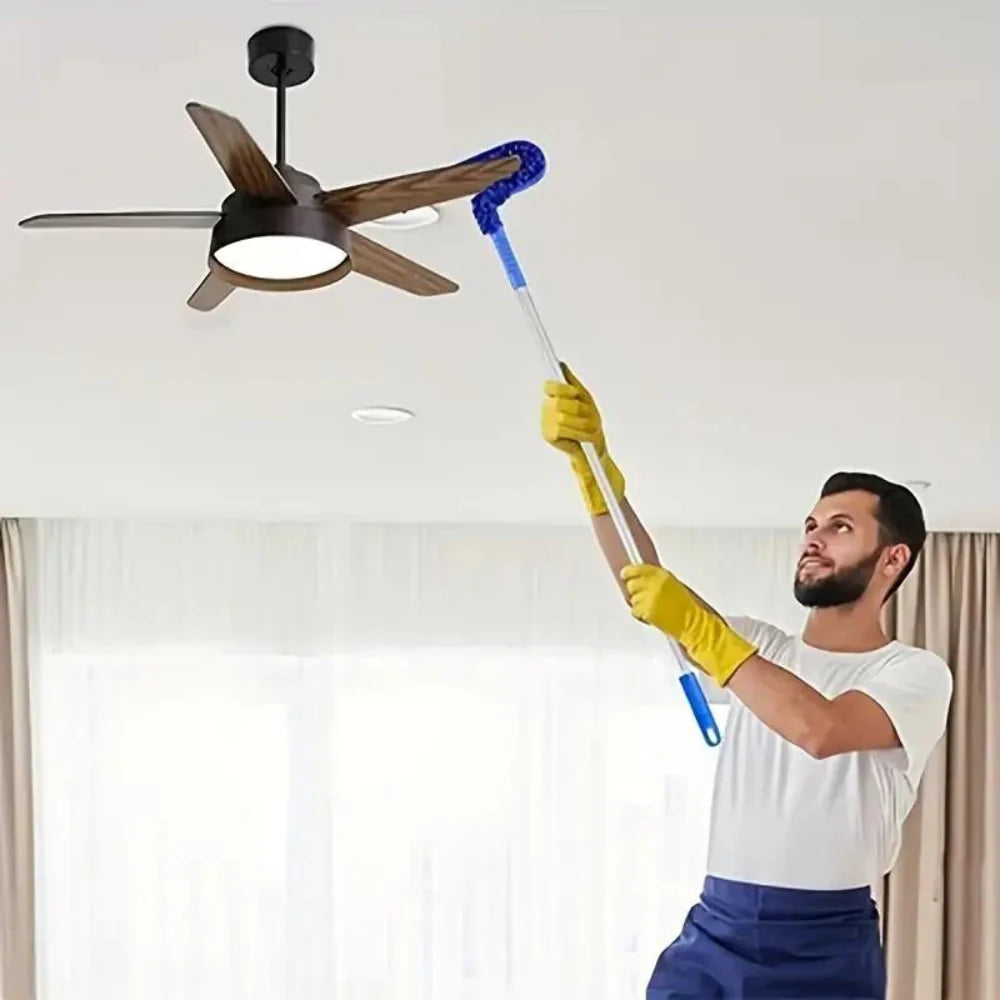Luxora Flexible Extendable High Reach Microfiber Ceiling Fan Duster