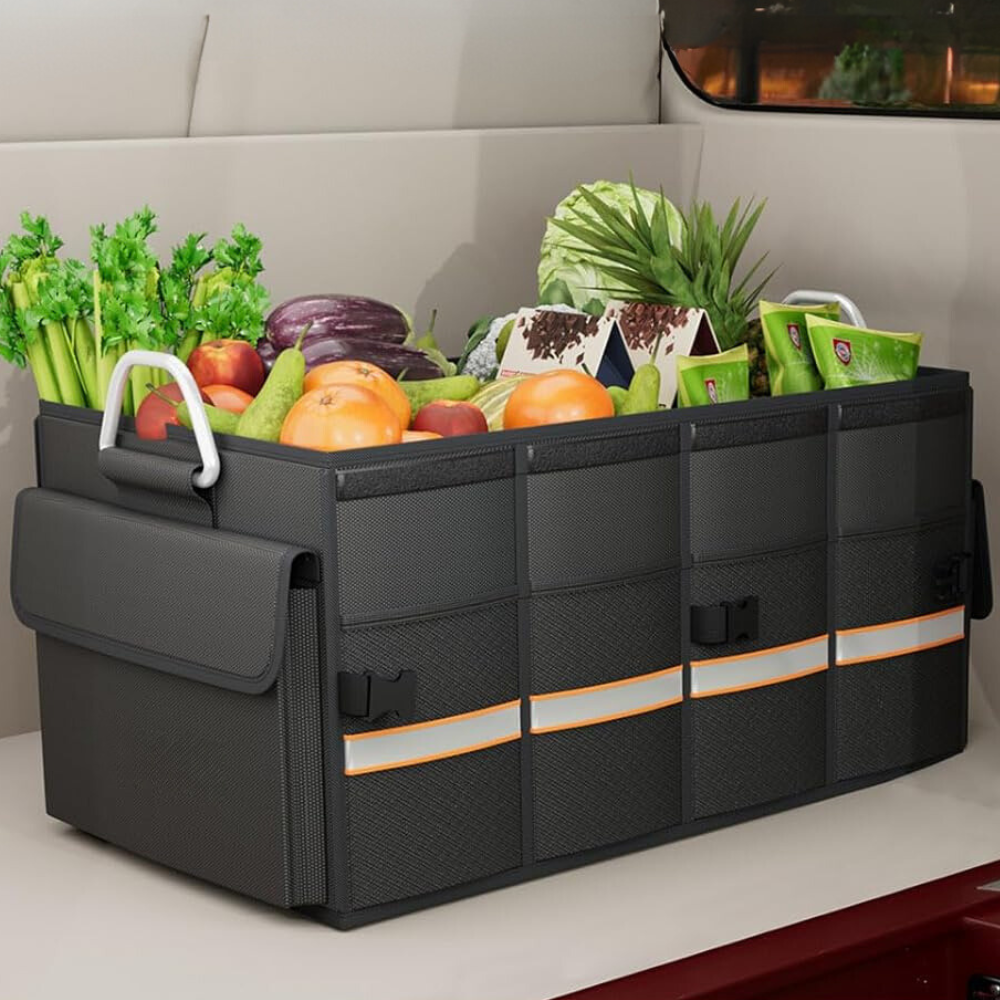 Royaleva Large Capacity Car Trunk Organizer for Ultimate Storage