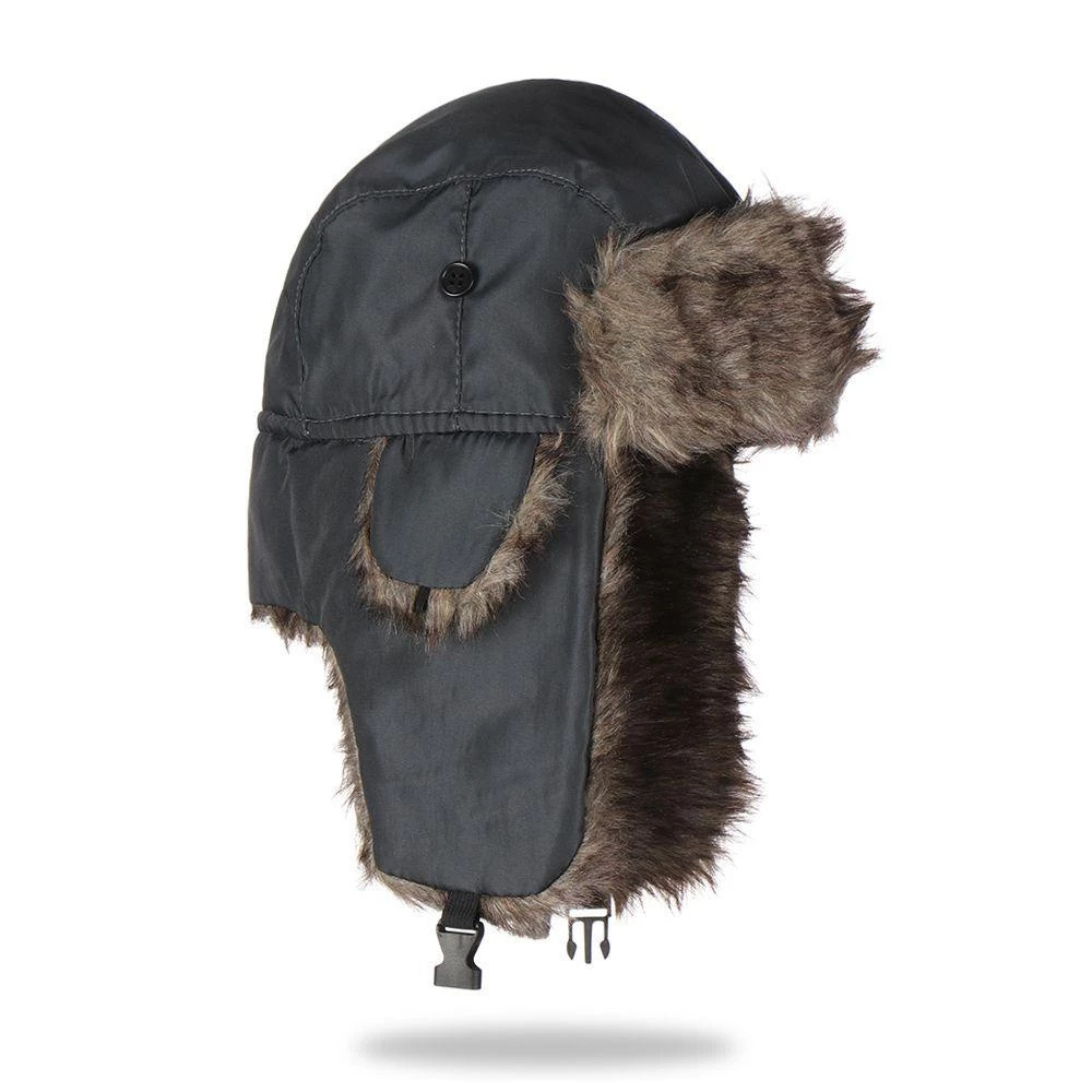 Royaleva Cozy Faux Fur Winter Earflap Aviator Ski Hat