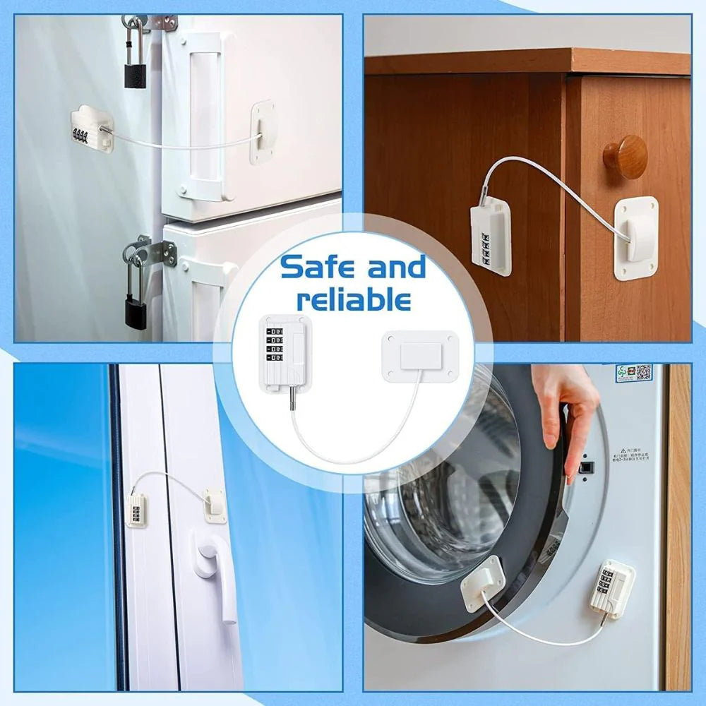 Luxora Secure Fridge Door Safety Lock with Code for Safety