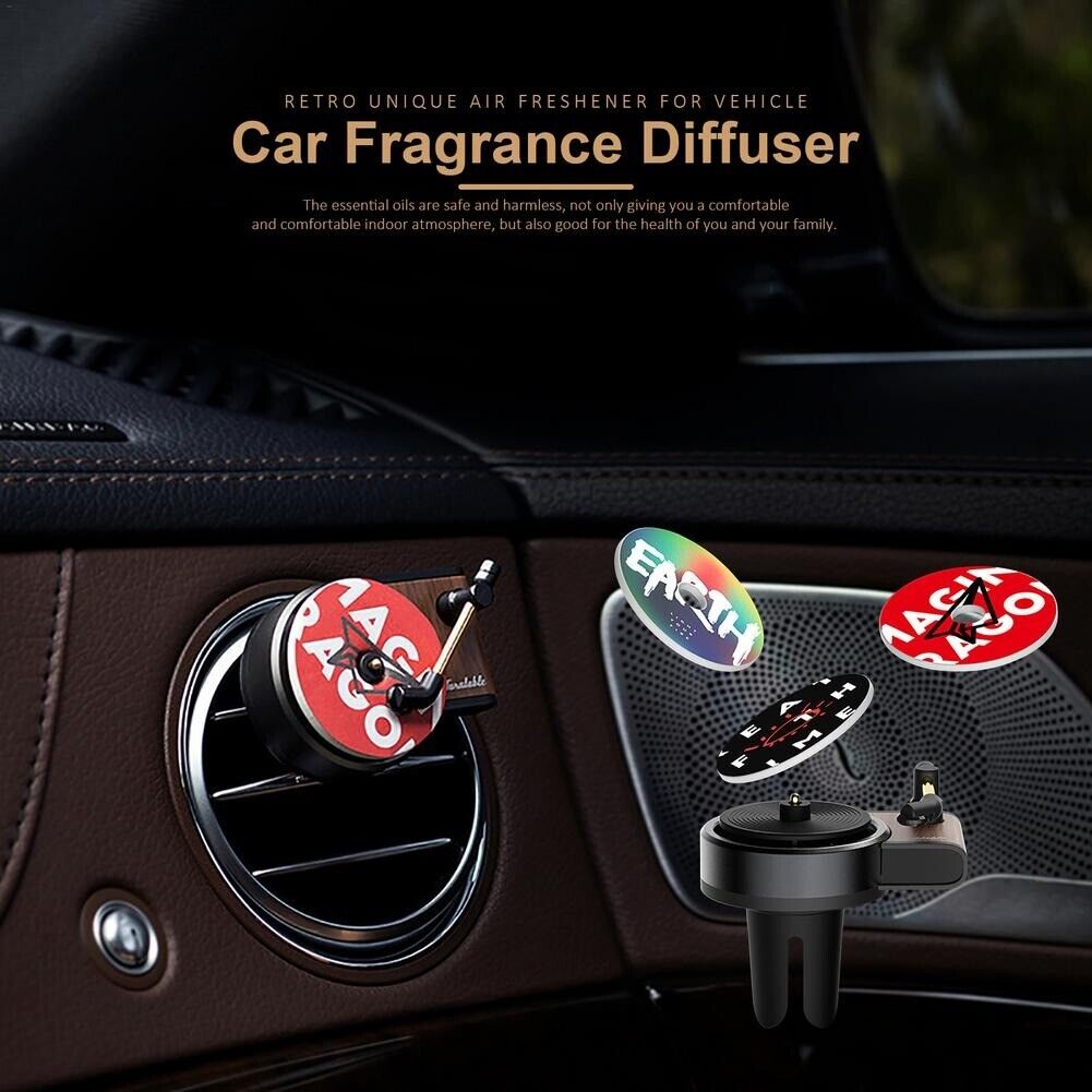 RoyaleGlow Vintage Record Car Freshner for Stylish Scents