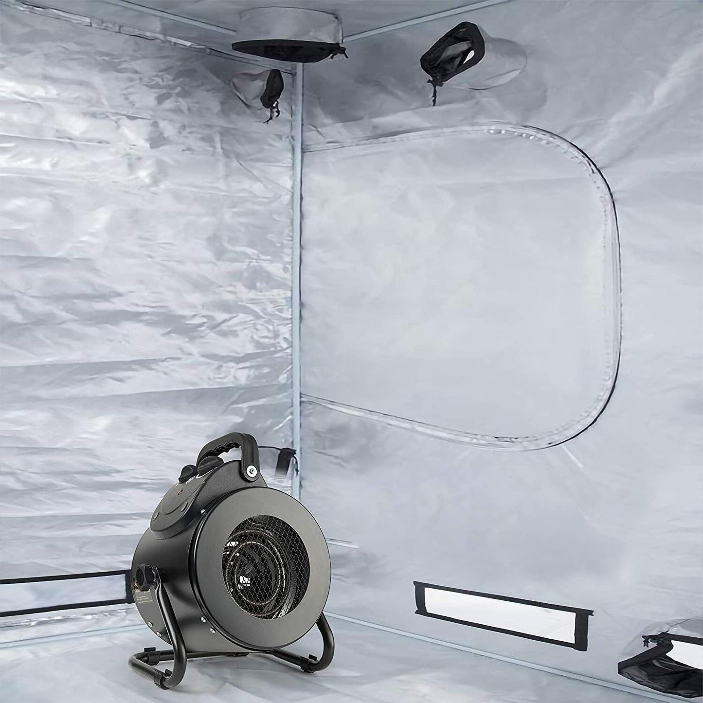 Luxora Electric Heater Fan for Greenhouse Grow Tent Workplace Fast Heating IPX4