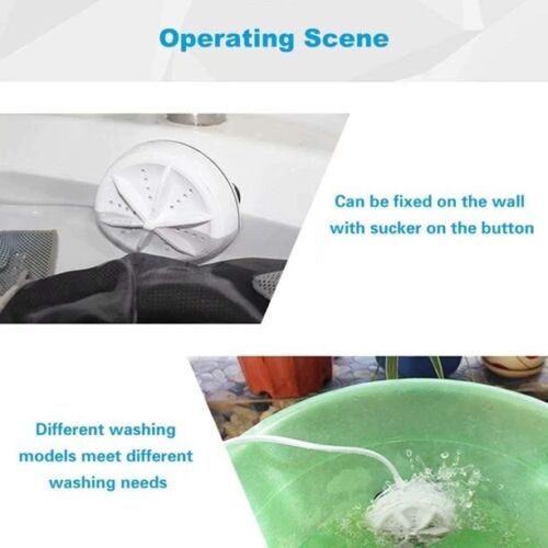 Royaleva The Mini Ultrasonic Washing Machine Compact Clean