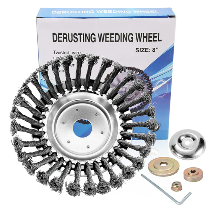 Luxora Carbon Steel Weed Brush & Trimmer for Easy Weeding
