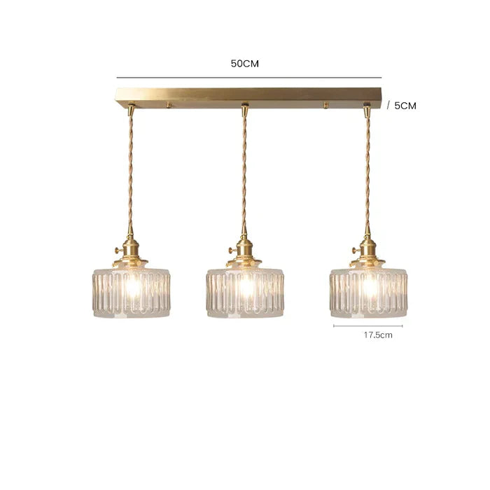 RoyaleGlow Stunning Cylinder Glass Pendant Light – Elegant Modern Illumination - Green / A- 6.9 in (17.5 cm) x 7.48 in (19 cm) / Single Head