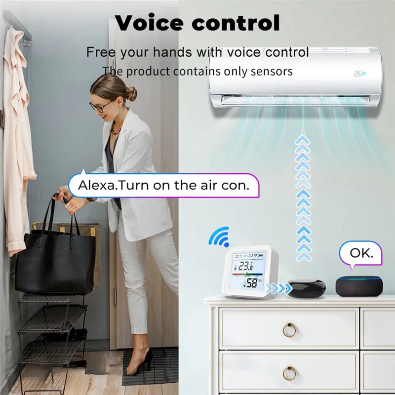 Royaleva Wifi-Enabled Temperature And Humidity Sensor
