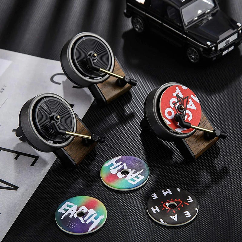 RoyaleGlow Retro Vinyl Car Air Freshener Diffuser
