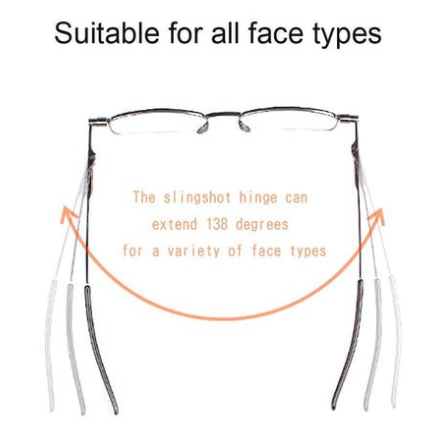 Royaleva Compact Mens & Ladies Folding Reading Glasses