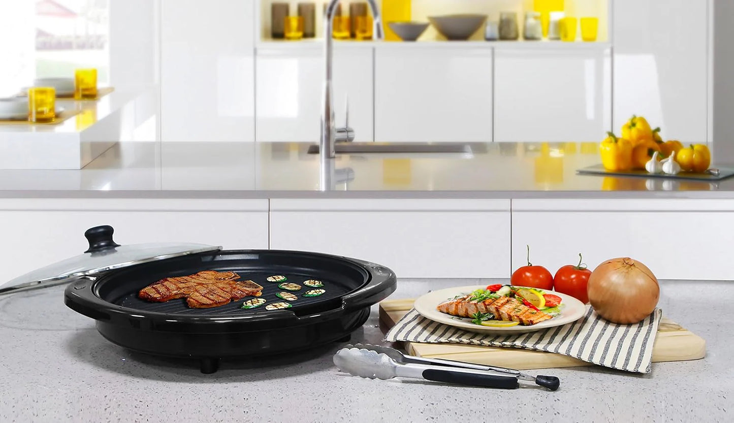 Royaleva Smokeless Electric Tabletop Grill Nonstick 14 Inch