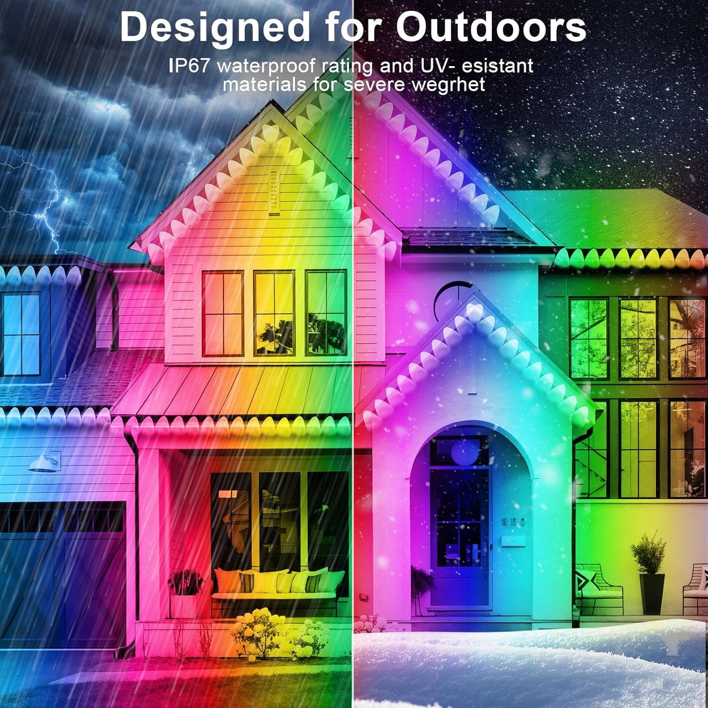 Royaleva Permanent Outdoor Lights with Smart App Control