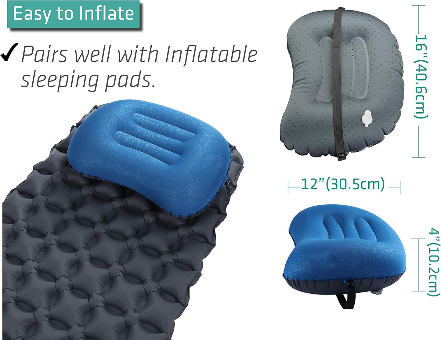 Luxora Lightweight Backpacking & Camping Pillow for Travel