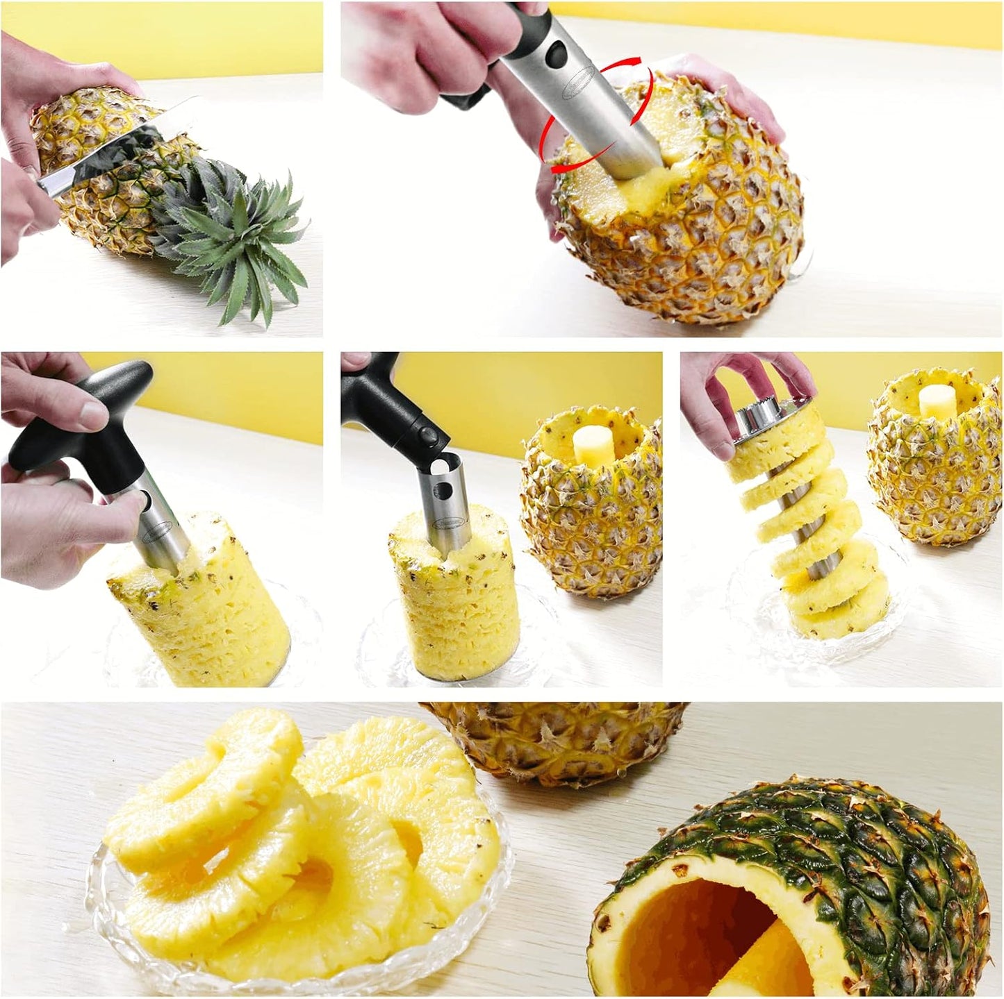 Luxora Pineapple Corer - Effortless Fruit Slicing Tool