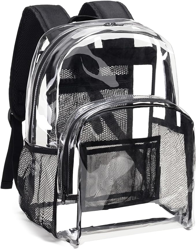 Royaleva Clear Backpack Heavy Duty for Secure Travel
