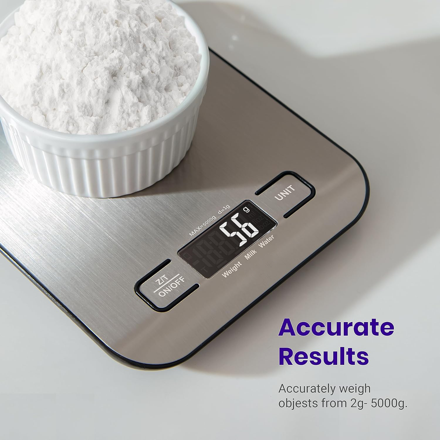 Luxora Digital Kitchen Scale with Precision Measurement