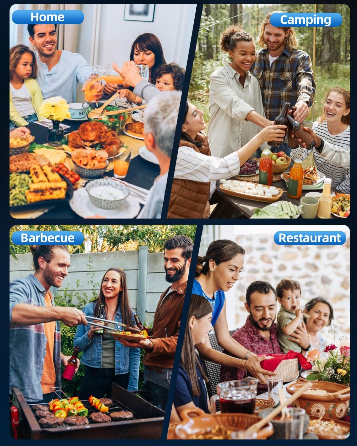 RoyaleGlow Electric Salt And Pepper Grinder One-Hand Use