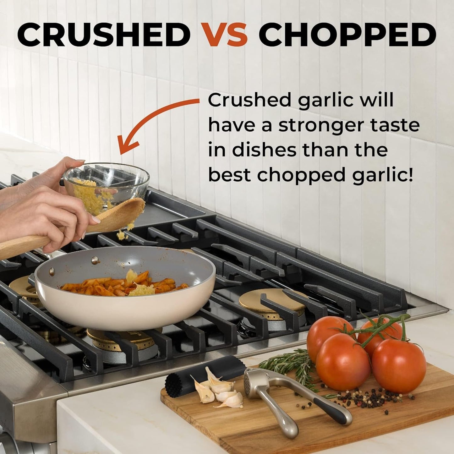 LuxRoyale Premium Garlic Press Mincer for Effortless Cooking