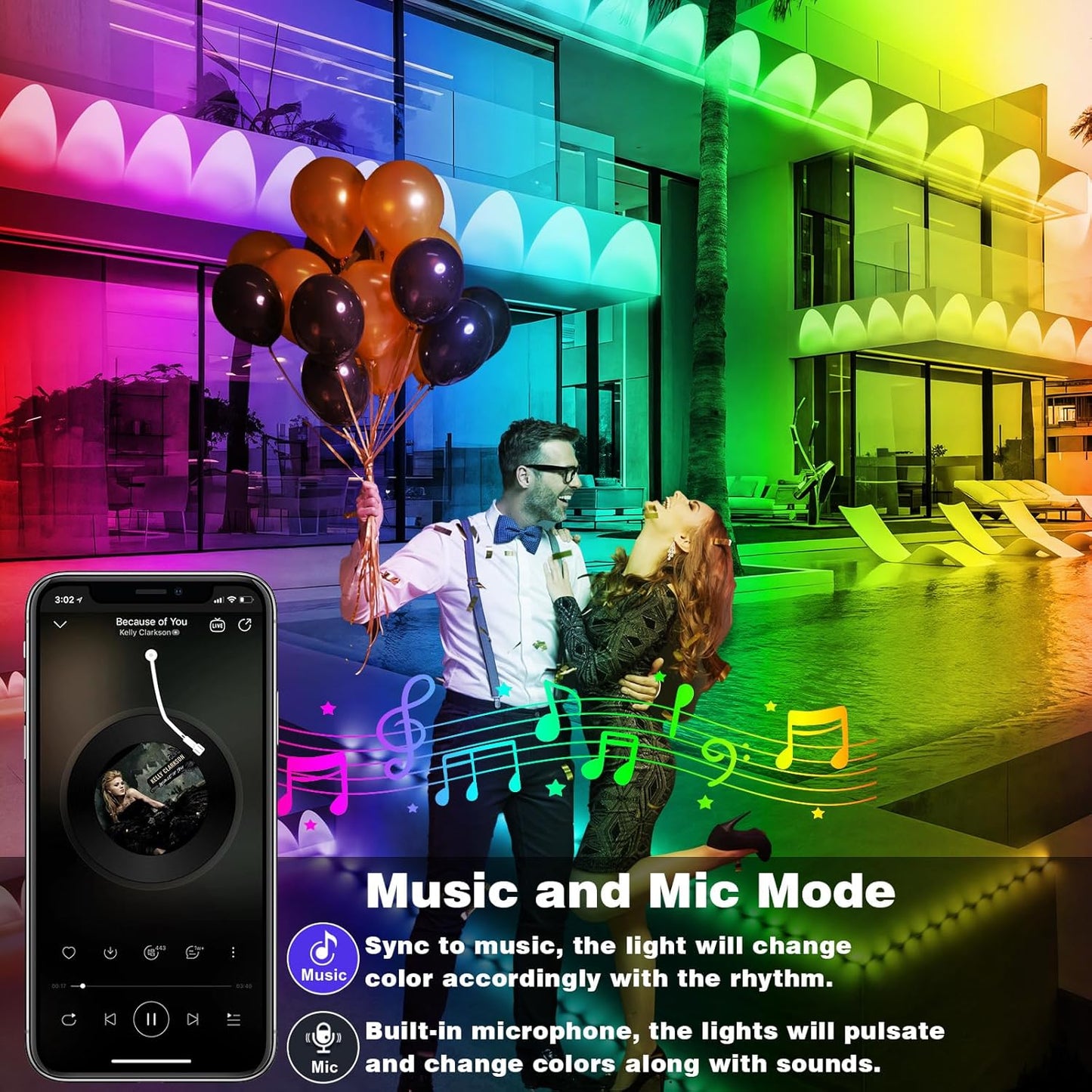Royaleva Permanent Outdoor Lights with Smart App Control
