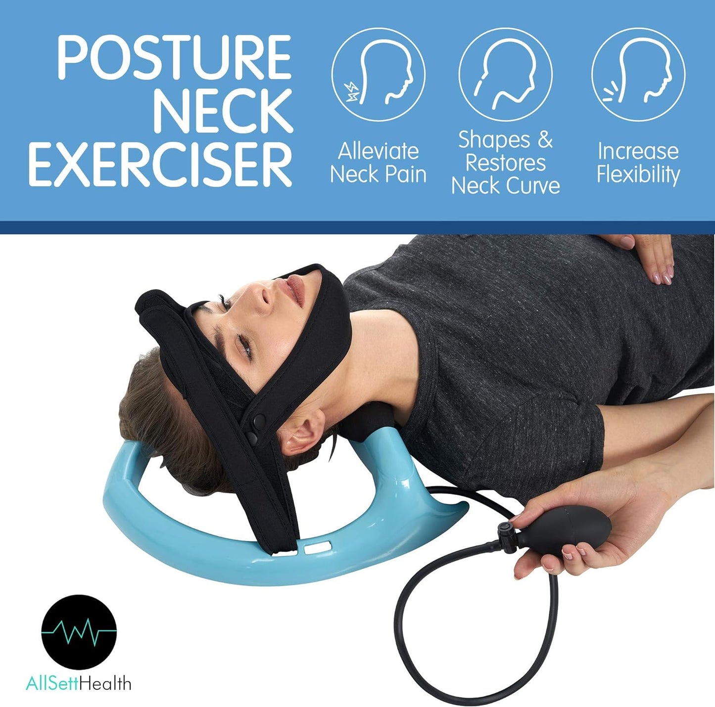 Royaleva Posture Neck Exercising Cervical Spine Hydrator Pump
