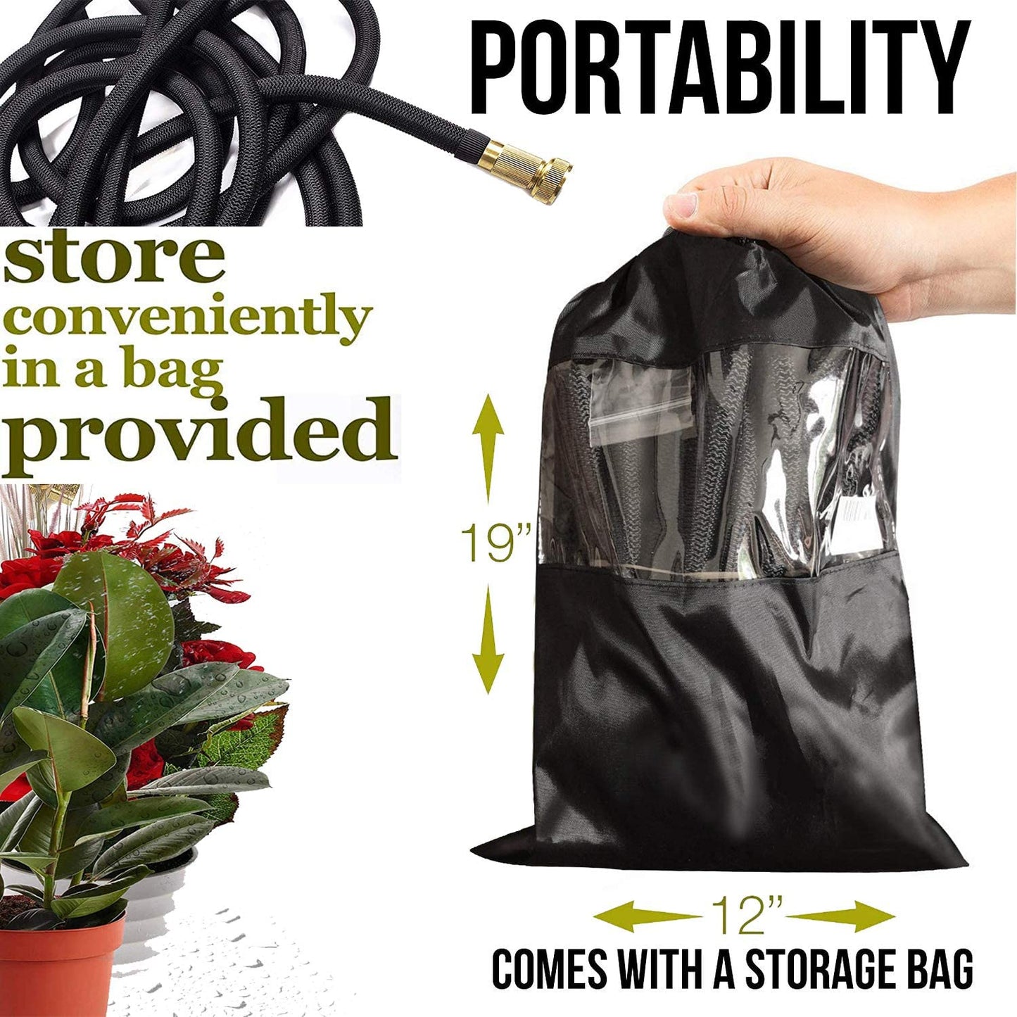 Luxora Quality Expandable Garden Hose for Easy Storage