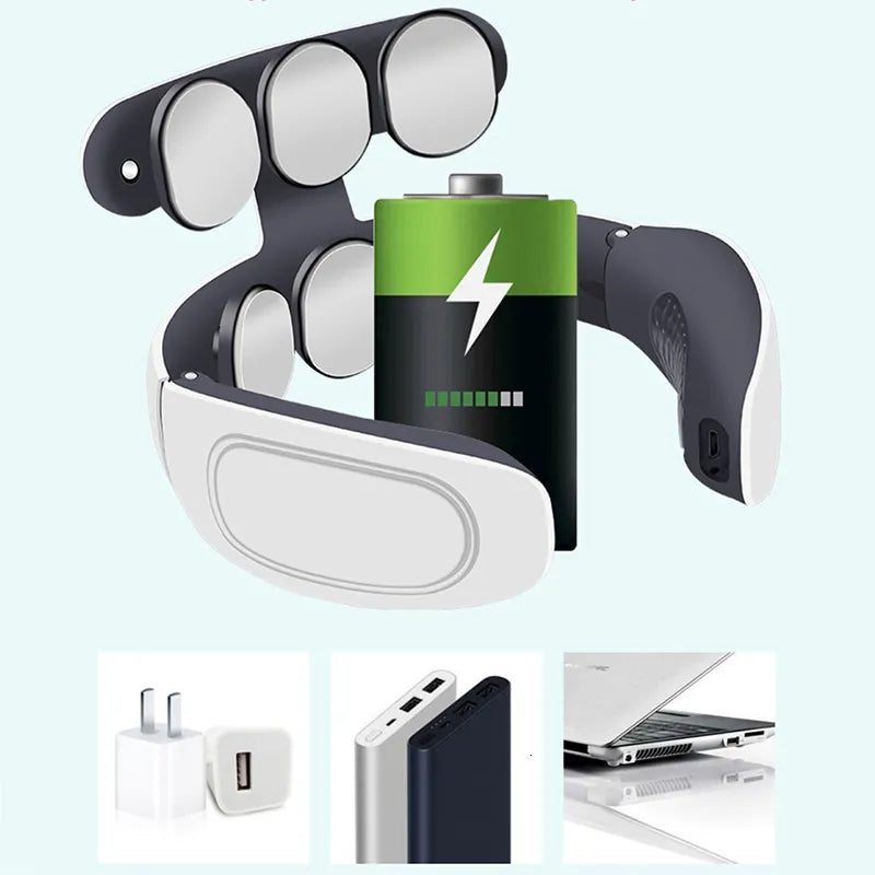 RoyaleGlow Smart 6 Head Neck and Shoulder Massager