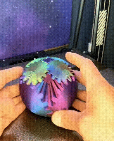 Royaleva The Steampunk Whirling Wonder Fidget Gear Ball