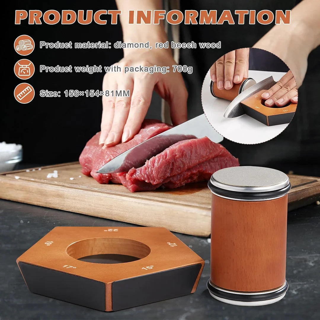 Royaleva Manual Diamond Rolling Knife Sharpener Set