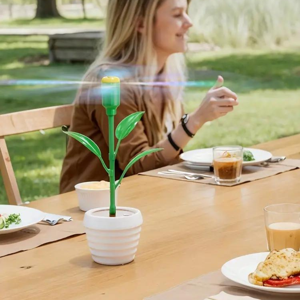 RoyaleGlow Tabletop Fly Repellent Fan Outdoor Deterrent