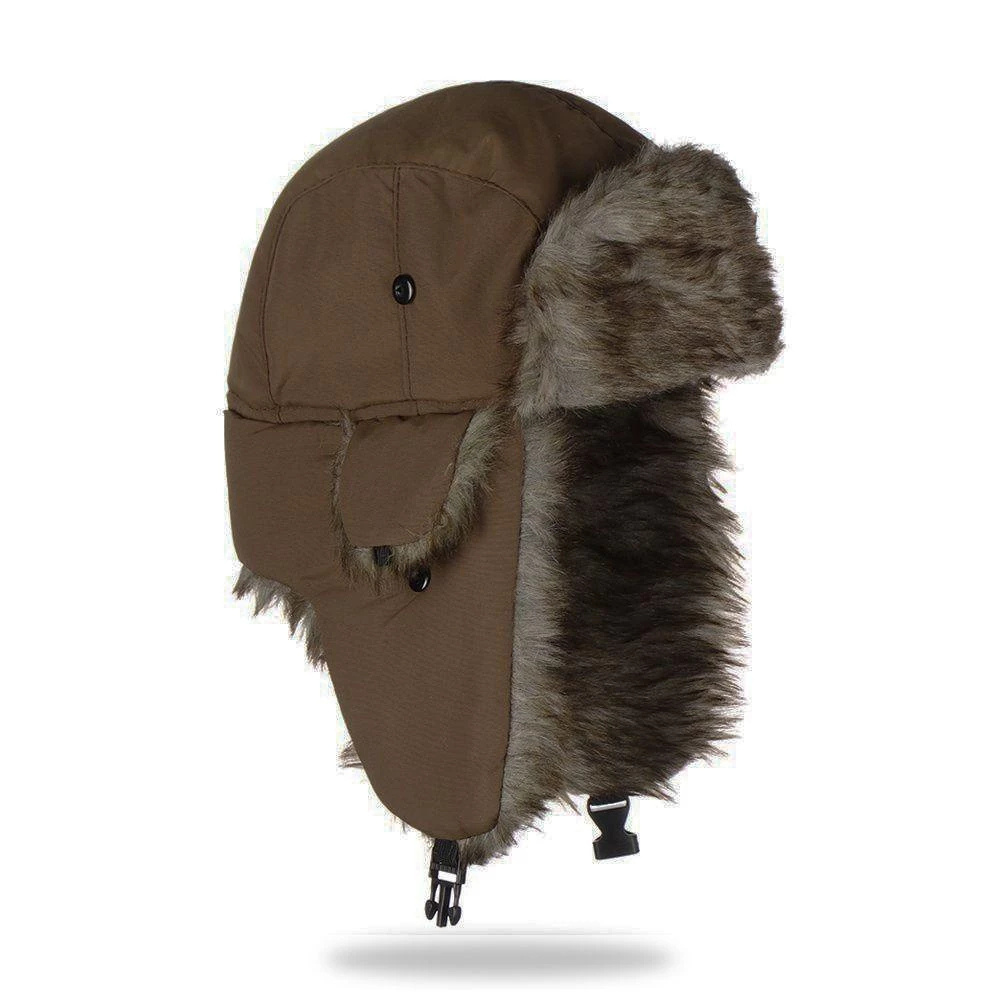 Royaleva Cozy Faux Fur Winter Earflap Aviator Ski Hat