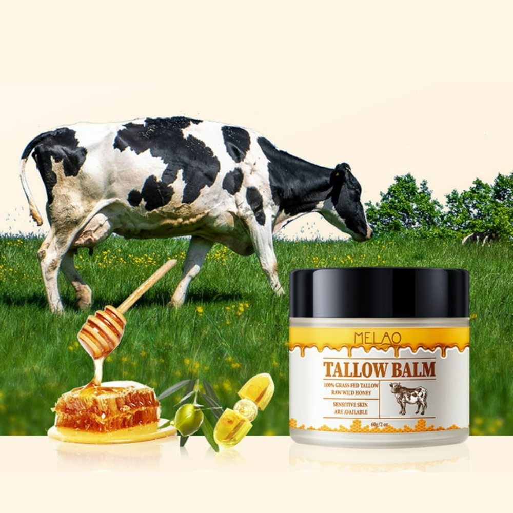 RoyaleGlow Hydrating Beef Tallow Honey Moisturizer Face & Body Balm